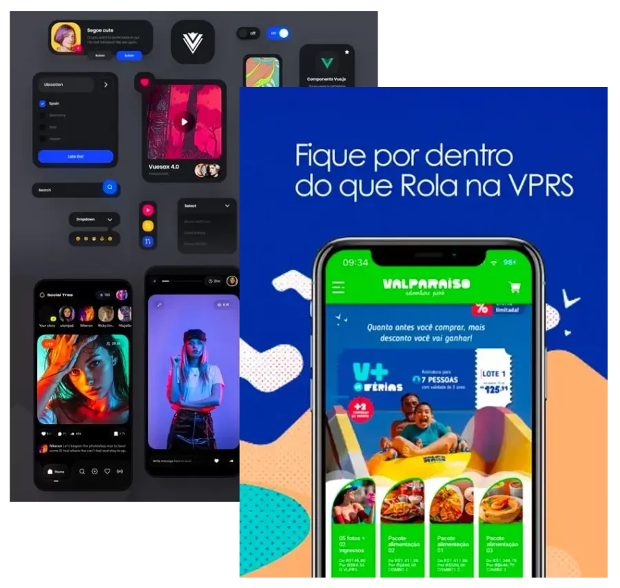 Aplicativos Android e iOS da eCriativos