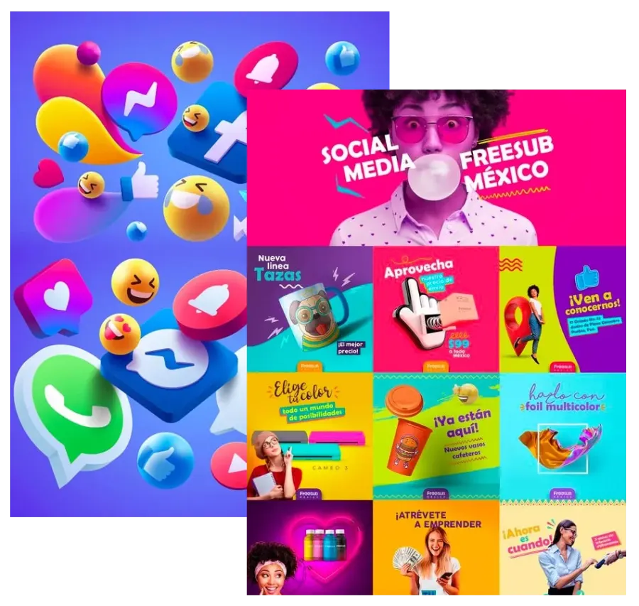 Posts de social media