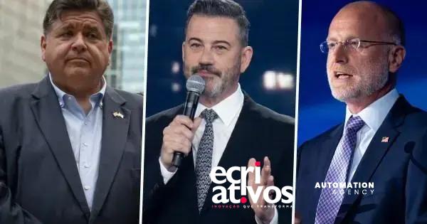 Fox e MSNBC encenam entrevistas paralelas por suspensão de Jimmy Kimmel