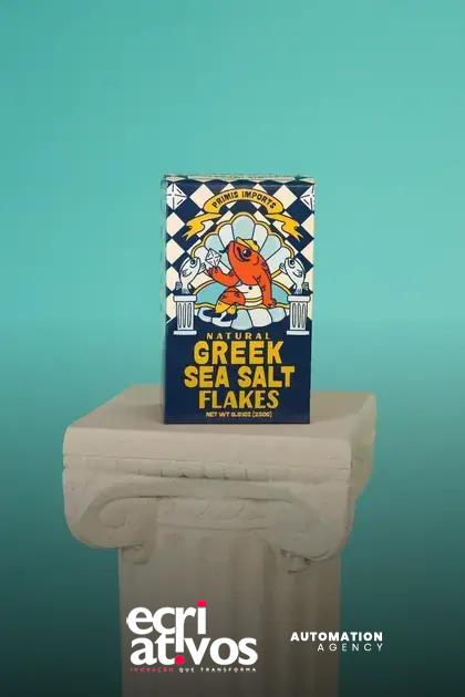 Primis: embalagem com charme grego transforma sal marinho nas prateleiras