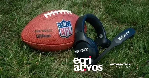 Sony e NFL: headsets nas laterais já geram milhões em valor de mídia