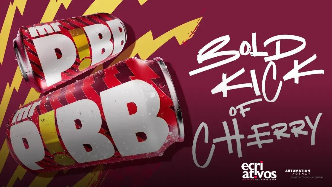 Coca-Cola relança Mr. Pibb com nova fórmula e identidade visual